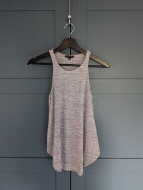 Dynamite Heather Grey Racerback Tank Top | XS
